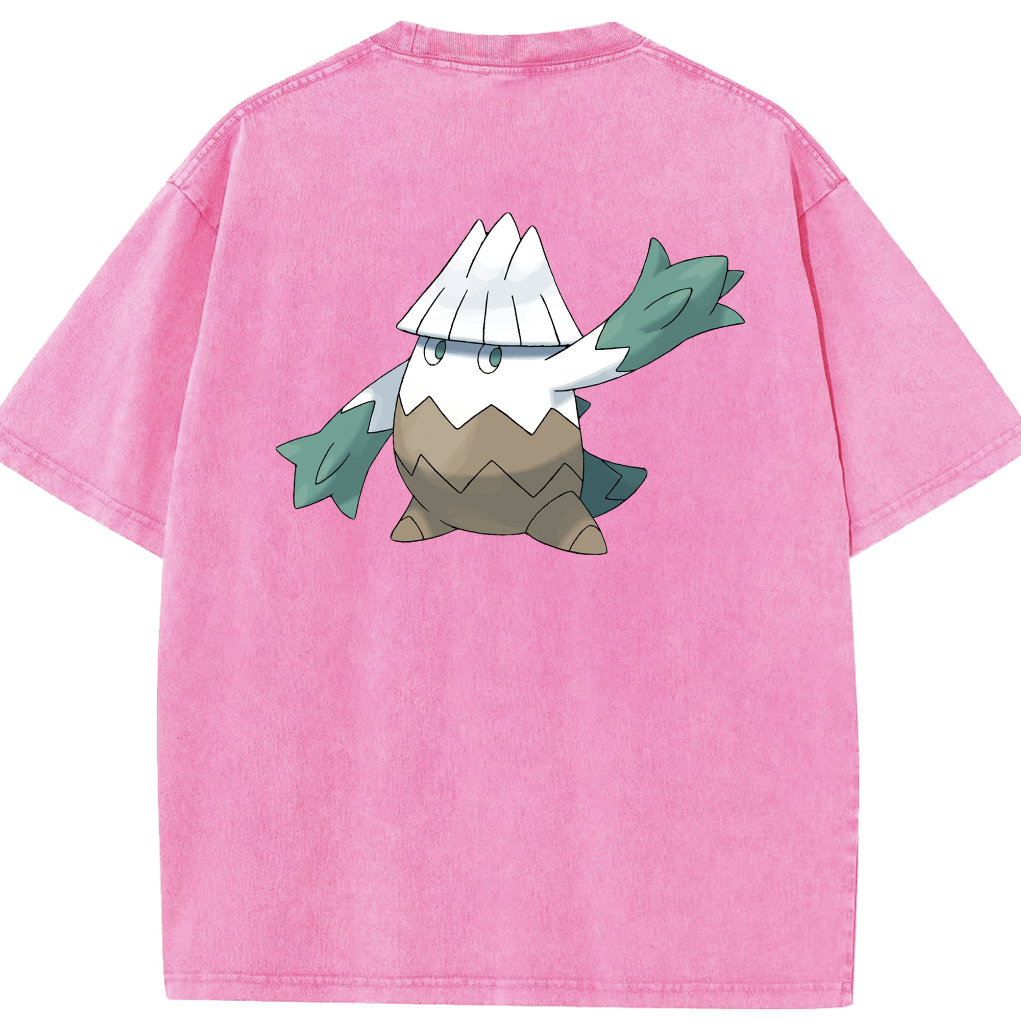 （画像用） ポケットモンスター Pokémon 綿100% ヴィンテージ風 半袖Tシャツ（背面プリント）